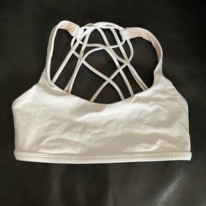 Lululemon Athletica white sports bra. Size 4